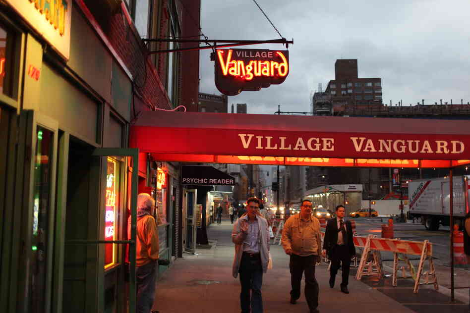 Outside the Village Vanguard.