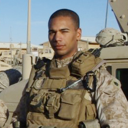 Staff Sgt. Daniel Hodd on deployment in Anbar Province, Iraq, 2008.