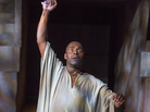 Patterson Joseph plays Brutus, the friend whose betrayal wounds Caesar most — and whose suicide caps off the play's second act. Patterson Joseph plays Brutus, the friend whose betrayal wounds Caesar most — and whose suicide caps off the play's second act.