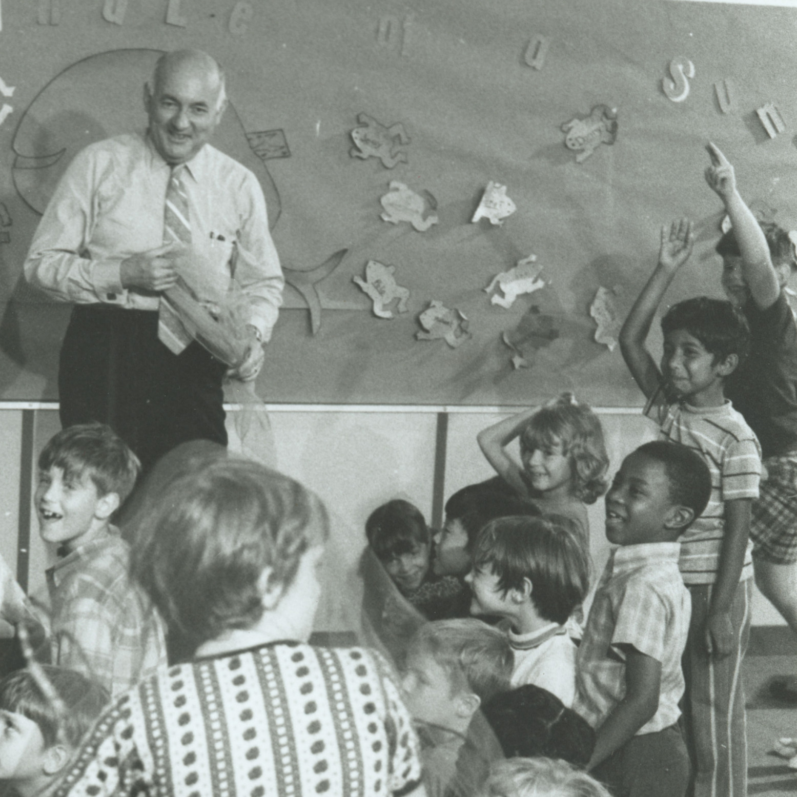 E. Paul Torrance, shown here in the mid-'80s, spent most of his career studying and encouraging students' creativity.