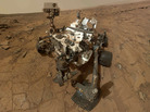 The rover Curiosity and other NASA spacecraft at Mars are now in a radio blackout, as the sun is interfering with transmissions. Curiosity took this self-portrait by combining 66 exposures in February. The rover Curiosity and other NASA spacecraft at Mars are now in a radio blackout, as the sun is interfering with transmissions. Curiosity took this self-portrait by combining 66 exposures in February.