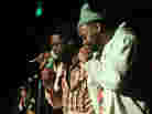 Adrian Younge (left) and Ghostface onstage at the Seattle stop of their tour last week. Adrian Younge (left) and Ghostface onstage at the Seattle stop of their tour last week.