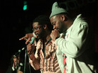 Adrian Younge (left) and Ghostface onstage at the Seattle stop of their tour last week. Adrian Younge (left) and Ghostface onstage at the Seattle stop of their tour last week.