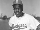 Jackie Robinson during spring training at Vero Beach, Fla., in March 1956. It would be Robinson's 10th and last year with the Brooklyn Dodgers. Jackie Robinson during spring training at Vero Beach, Fla., in March 1956. It would be Robinson's 10th and last year with the Brooklyn Dodgers.