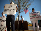 Protesters demonstrate in front of the U.S. Capitol on April 10. Protesters demonstrate in front of the U.S. Capitol on April 10.