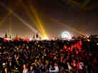 The crowd at Coachella on Sunday.