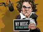 Even Beethoven loves public radio. Drawing by Maxine Frost from Seattle's Classical KING FM 98.1. Even Beethoven loves public radio. Drawing by Maxine Frost from Seattle's Classical KING FM 98.1.