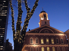 Faneuil Hall, in downtown Boston, was built in the 1740s. Faneuil Hall, in downtown Boston, was built in the 1740s.