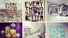 As the NPR Music team and others prepared to leave the network's old headquarters, mysterious messages began appearing on the windows and walls: "Everything will be better!" As the NPR Music team and others prepared to leave the network's old headquarters, mysterious messages began appearing on the windows and walls: "Everything will be better!"