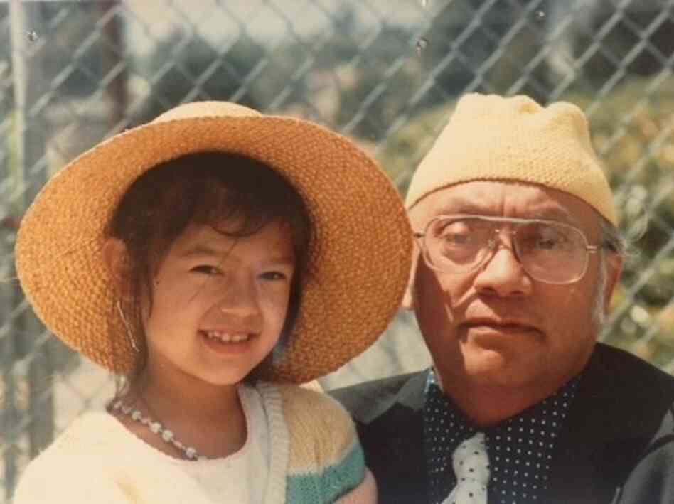 The author, Padmananda Rama, and her dad in the mid-'80s. The author, Padmananda Rama, and her dad in the mid-'80s.