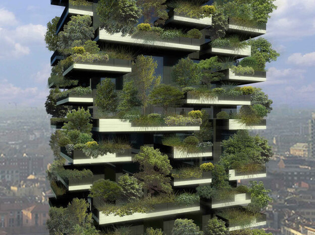 Bosco Verticale Detail Bosco Verticale Detail