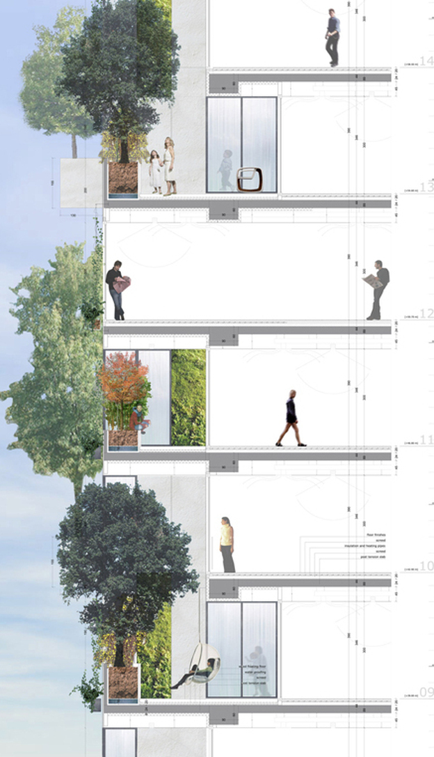 Bosco Verticale schematic Bosco Verticale schematic