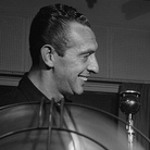 Symphony Sid Torin (left) hosts a program at WHOM featuring the saxophonist Arnett Cobb. Symphony Sid Torin (left) hosts a program at WHOM featuring the saxophonist Arnett Cobb.