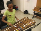 Sara Nimaga plays the balafon in Paul Chandler's music class at the American International School in Bamako, Mali. Sara Nimaga plays the balafon in Paul Chandler's music class at the American International School in Bamako, Mali.
