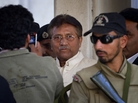 Former military dictator Pervez Musharraf leaves a Pakistani courtroom on Wednesday, April 17. He was detained on Friday, April 18 and held without bail on treason charges. Former military dictator Pervez Musharraf leaves a Pakistani courtroom on Wednesday, April 17. He was detained on Friday, April 18 and held without bail on treason charges.