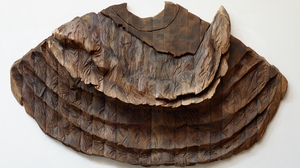 Ursula von Rydingsvard's Oddychajaca is currently on view in Manhattan at the Museum of Art and Design's exhibit "Against the Grain." "I don't want the cuteness associated with the wood," she says, "or even the nostalgia."