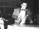 Tito Puente on vibraphone at the Palladium. Tito Puente on vibraphone at the Palladium.