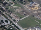 An aerial photo of West, Texas, shows the remains of a nursing home (from left), apartment complex and fertilizer plant destroyed in an explosion at the plant Wednesday. An aerial photo of West, Texas, shows the remains of a nursing home (from left), apartment complex and fertilizer plant destroyed in an explosion at the plant Wednesday.
