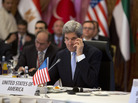 U.S. Secretary of State John Kerry listens in during a "Friends of Syria" group meeting hosted on Saturday in Istanbul, Turkey. U.S. Secretary of State John Kerry listens in during a "Friends of Syria" group meeting hosted on Saturday in Istanbul, Turkey.