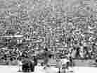 The crowd at Richie Havens' Woodstock-opening set on Aug. 15, 1969. The crowd at Richie Havens' Woodstock-opening set on Aug. 15, 1969.