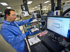 Miguel Modestino, a Ph.D. student at the University of California, Berkeley, is part of the team working to create a solar fuels generator at the Joint Center for Artificial Photosynthesis. Miguel Modestino, a Ph.D. student at the University of California, Berkeley, is part of the team working to create a solar fuels generator at the Joint Center for Artificial Photosynthesis.
