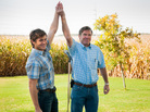 They might look like team players, but Dean (Zac Efron) and his ambitious father (Dennis Quaid) have markedly different goals for the future of their expanding family farm — and the people who run it. They might look like team players, but Dean (Zac Efron) and his ambitious father (Dennis Quaid) have markedly different goals for the future of their expanding family farm — and the people who run it.