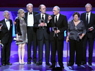 Allan Arbus on the left, with fellow M.A.S.H. stars Loretta Swit, Mike Farrell, Burt Metcalfe, Alan Alda, Kellye Nakahara Wallet and Wayne Rogers at an awards ceremony in 2009. Allan Arbus on the left, with fellow M.A.S.H. stars Loretta Swit, Mike Farrell, Burt Metcalfe, Alan Alda, Kellye Nakahara Wallet and Wayne Rogers at an awards ceremony in 2009.