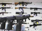 Assault weapons and hand guns for sale.