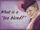 What is a "tea blend?"