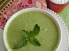 Chilled Garden Pea And Mint Soup Chilled Garden Pea And Mint Soup