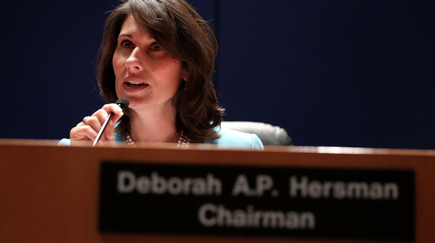 NTSB Chairwoman Deborah Hersman during Tuesday's hearing. (Getty Images)