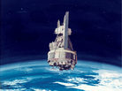 An artist's rendering of the Nimbus 1. An artist's rendering of the Nimbus 1.