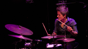 Allison Miller leads Boom Tic Boom at the Kennedy Center during the Mary Lou Williams Women in Jazz Festival.