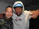 Elliott Wilson (left) and Tyler The Creator Tuesday night at the Highline Ballroom. Elliott Wilson (left) and Tyler The Creator Tuesday night at the Highline Ballroom.