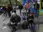 Residents of the East Village in New York City look for cellphone reception Nov. 1 after Hurricane Sandy wiped out power and some cell towers.