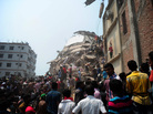 Bangladeshi volunteers and rescue workers at the site of the factory on Friday. Bangladeshi volunteers and rescue workers at the site of the factory on Friday.