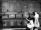 Ester Gerston and Gloria Ruth Gordon, early programmers working on the ENIAC computer in 1946.