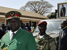 Gen. Antonio Indjai (left), Guinea-Bissau's army chief of staff, at the funeral of the country's late president, Malam Bacai Sanha, on Jan. 15, 2012. The U.S. says Indjai has been involved in drug trafficking, an allegation he denies. He recently eluded a U.S. sting operation that led to the capture of other officials from his country. Gen. Antonio Indjai (left), Guinea-Bissau's army chief of staff, at the funeral of the country's late president, Malam Bacai Sanha, on Jan. 15, 2012. The U.S. says Indjai has been involved in drug trafficking, an allegation he denies. He recently eluded a U.S. sting operation that led to the capture of other officials from his country.