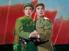 A Chinese and a North Korean embrace in a pledge of everlasting (political) love. From Raid on the White Tiger Regiment, 1971.