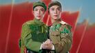 A Chinese and a North Korean embrace in a pledge of everlasting (political) love. From Raid on the White Tiger Regiment, 1971. A Chinese and a North Korean embrace in a pledge of everlasting (political) love. From Raid on the White Tiger Regiment, 1971.