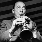 American jazz musician Woody Herman rehearses in London during a tour of England. American jazz musician Woody Herman rehearses in London during a tour of England.