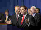 Sen. Marco Rubio, R-Fla., speaks at a Capitol Hill news conference with the Senate's "Gang of Eight," the bipartisan team pushing an immigration overhaul, on April 18.