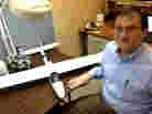 Paul Applewhite of Applewhite Aero isn't allowed to fly this 3-pound Styrofoam plane. That's because he has added circuitry to make it autonomous — it can find its way to specified coordinates — which means it's an unmanned aerial vehicle requiring a special testing permit.