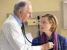 Laura Linney and Alan Alda star in The Big C, now in its fourth season on Showtime. Linney took on the role not long before her own father died of cancer. Laura Linney and Alan Alda star in The Big C, now in its fourth season on Showtime. Linney took on the role not long before her own father died of cancer.