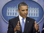 President Obama answers questions during his news conference at the White House on Tuesday.