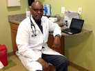 Dr. Gregory McGriff, who serves a predominantly white community, says he finds he has to communicate a bit more than his white colleagues to earn his patients' trust. Dr. Gregory McGriff, who serves a predominantly white community, says he finds he has to communicate a bit more than his white colleagues to earn his patients' trust.