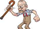 Grumpy old man. Grumpy old man.