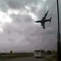 A dashcam video purports to show the crash of a civilian cargo 747 in Afghanistan Monday.