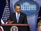 President Obama speaks at a news conference Tuesday. He addressed the use of chemical weapons in Syria and said he's weighing his options.