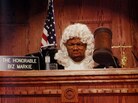 Biz Markie in costume in the gatefold of the LP version of All Samples Cleared! Biz Markie in costume in the gatefold of the LP version of All Samples Cleared!